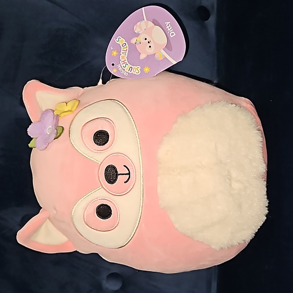 8" Ditty Pink Lemur Easter Squishmallow 2024 - Picture 1 of 6